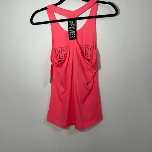 Series 8 Florescent Pink Tank Power to the Girls Size Medium