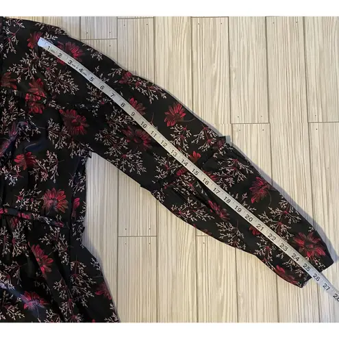 Cinq a Sept Simmons Blouse Size Large Black