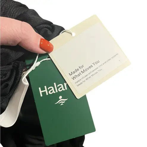 Halara Black Wrap Front Jumpsuit with Pockets