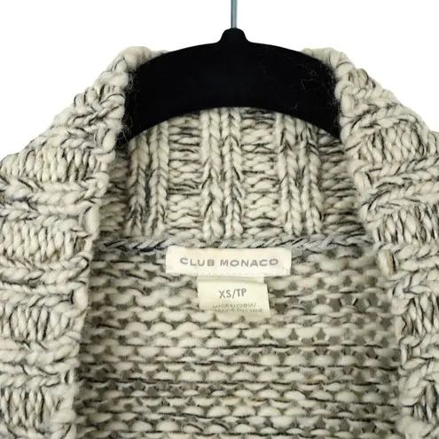 Club Monaco Club Monaco Wool Womens Open Front Knit Cardigan With Pockets Size XS