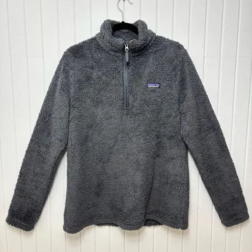 Patagonia  Los Gatos High Pile Sherpa Fleece 1/4 Zip Jacket Gray Size XL