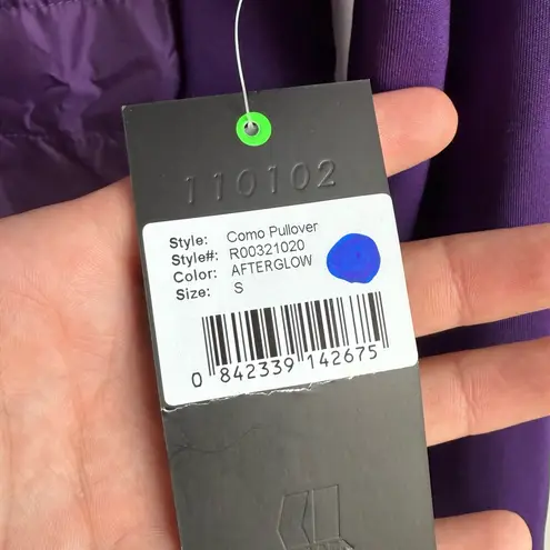 NWT Armada After Glow Purple Como Pullover Full Zip Jacket