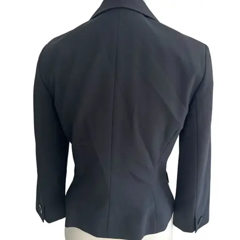 Halogen  Black Office Three Button Blazer Size Medium - Image 4