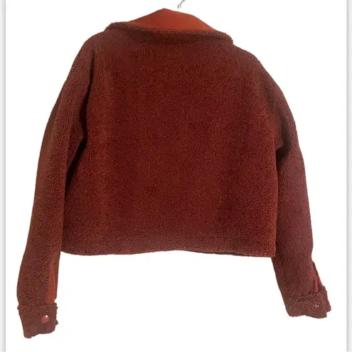 House Of Sunny Teddy Pullover Jacket size S