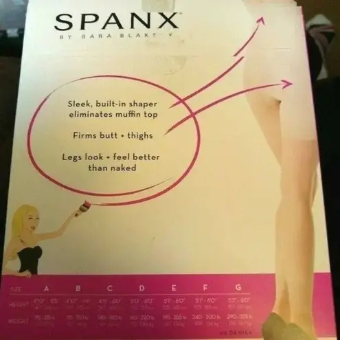 Spanx ✨ Womens Shaping Sheers Hose High Waist Beige Sand Nude✨