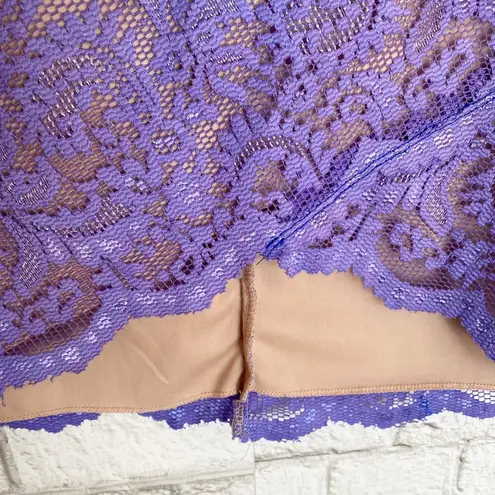 Bisou Bisou Two Toned Lace Short Sleeve Dress 10