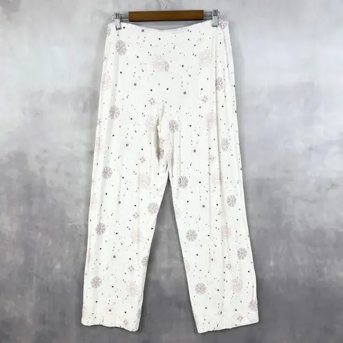 Soma Womens Pants Medium Cool Nights Lounge Soft Relaxed Fit Celestial Sleepwear