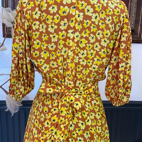 Faithfull the Brand Ilia Fit & Flare Cottage Core Mini Dress - Sz M 🧡🎀