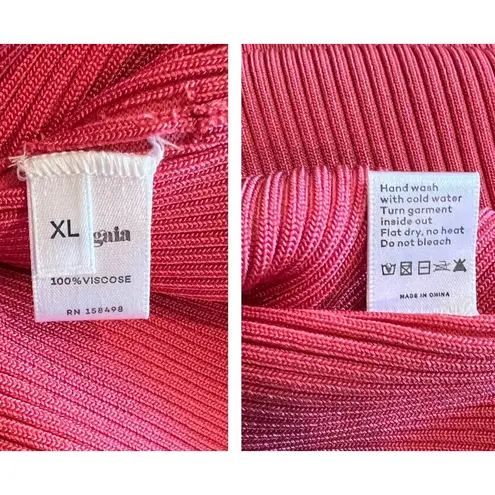 Cult Gaia NWT  Serita Cut-Out Knit Maxi Dress Size XL