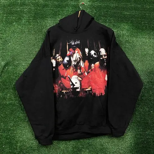 Slipknot Self Titled Album Heavy Metal Band Hoodie Size XXL