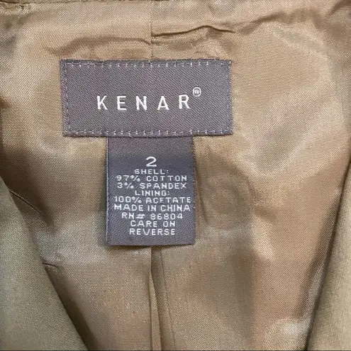 Kenar light khaki blazer, size 2