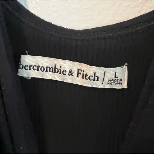 Abercrombie & Fitch  Black Midi Dress