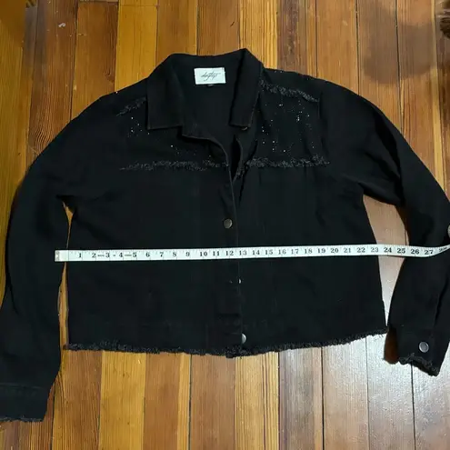 Day Trip Black Denim Jacket