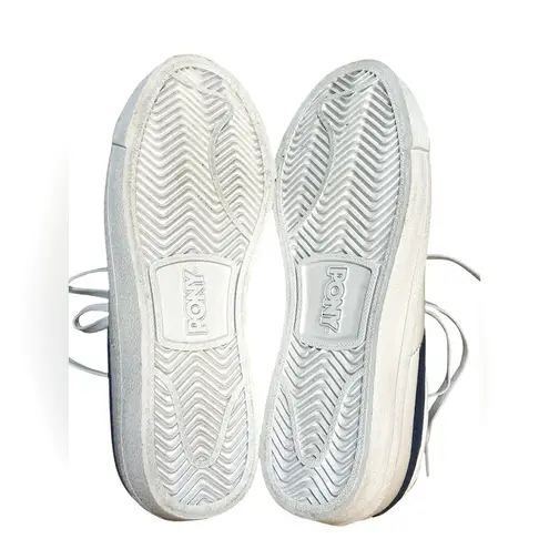 PONY Top Star Low Core Sneakers 38/7 White/Royal Blue EUC White