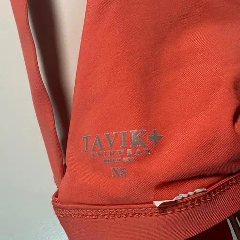 TAVIK Coco Coral Bikini Top Size: XS Red