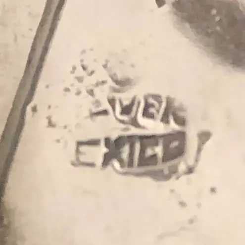 Vintage Mexican Sterling Silver green agate brooch