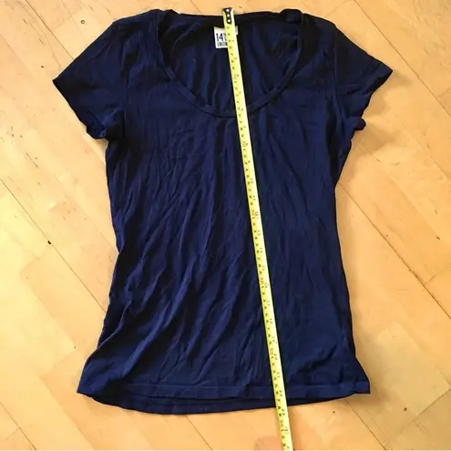 14th & Union ๐บ Scoopneck, Lightweight, Cap Sleeve Tee, Black, Size S