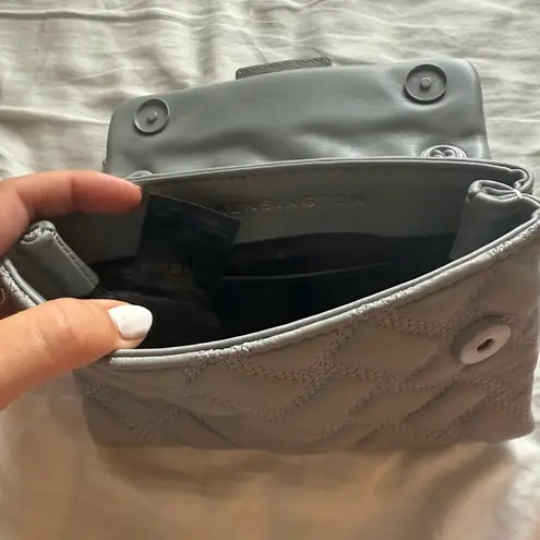 Kurt Geiger Quilted Gray Crossbody Bag NWOT
