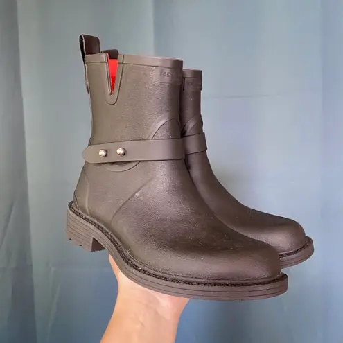 Rag and Bone  Moto Rain Boots