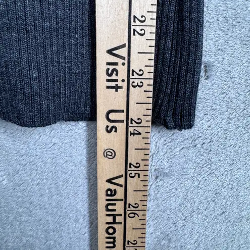 Byer California IZ Stripe Sweater Womens M Gray Green Chevron Knit Y2K Retro