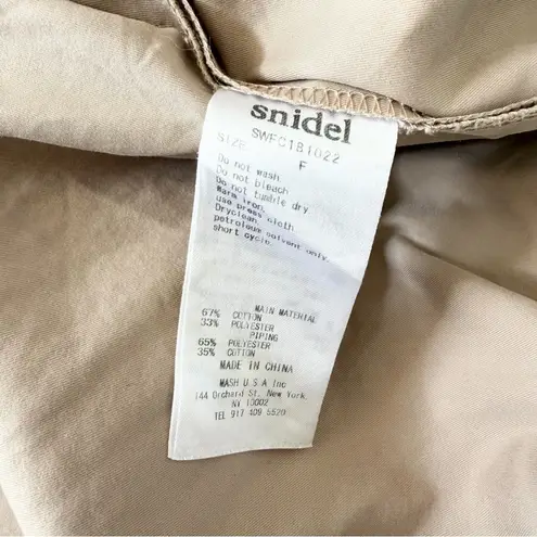 Snidel Beige Khaki Nude Trench Coat/Rain Coat Double