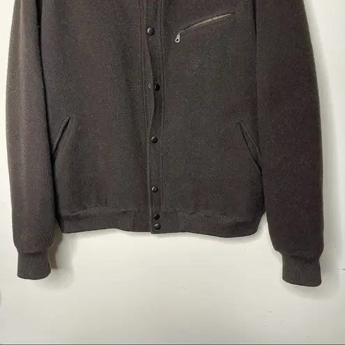 Peruvian Connection  brown alpaca wool bomber XL - Image 4