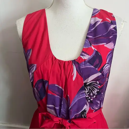 Yoana Baraschi • Elegant Pink and Purple Floral Dress