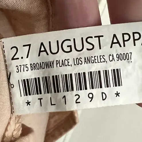 English Factory Mini Dress with Puff Sleeves Taupe