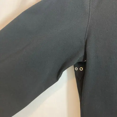 Chico’s Design Black Utility Gorpcore Two Piece Button Jacket Pants Set Size M