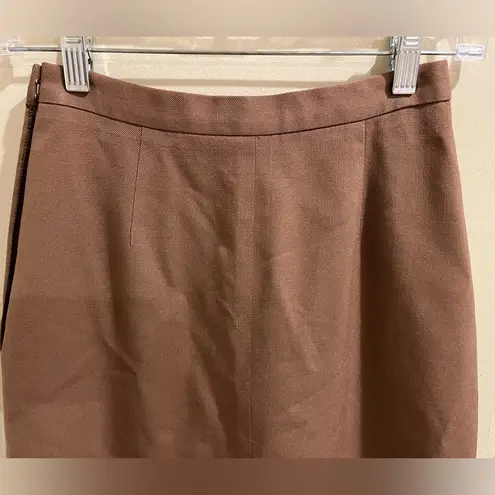 Breckenridge Vintage 70’s Size 4 Brown 100% Wool Skirt