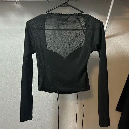 Danielle Guizio Archangel Sweater Corset Top MEDIUM