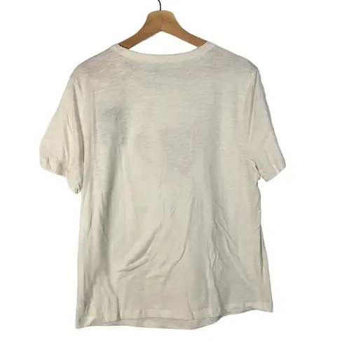 Universal Threads Universal Thread Cream Red Hearts Love Unites Us Short Sleeve T-Shirt L