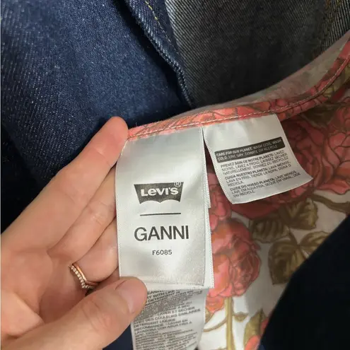 Ganni x Levi’s Double-Breasted Oversized Denim Jacket - Size S