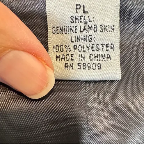 Vintage 90s Preston & York Black Lambs Leather Jacket Womens LP Fall Coat Preppy Size undefined