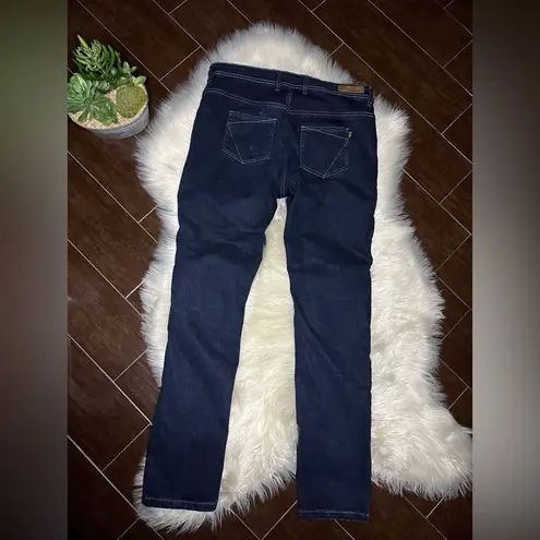 Iron Workers Selene Women's Jeans Dark blue motorcycle riding Denim Jeans Sz 10