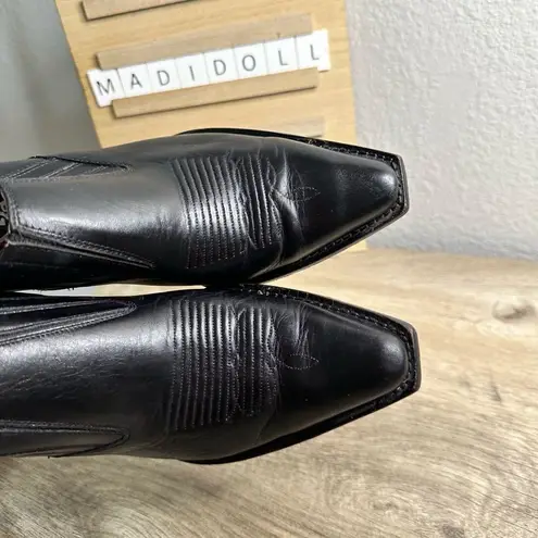 Charlie 1 Women’s 6BHorse Black Ankle Mule Cowgirl Booties Cowboy Size 6