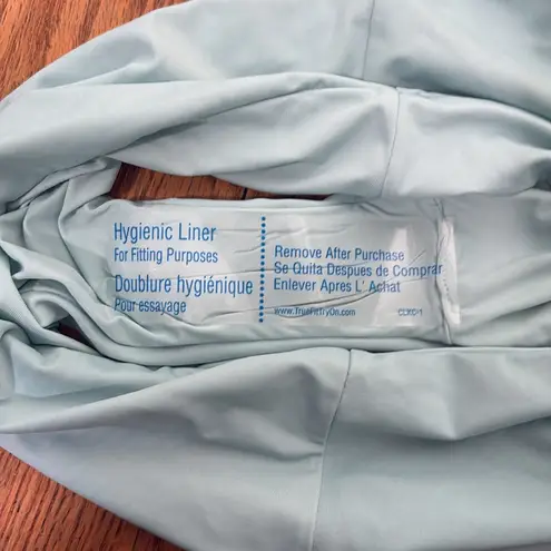 ANDIE bikini Set Rockaway Top High Waisted Bottoms Light blue size Small NWOT