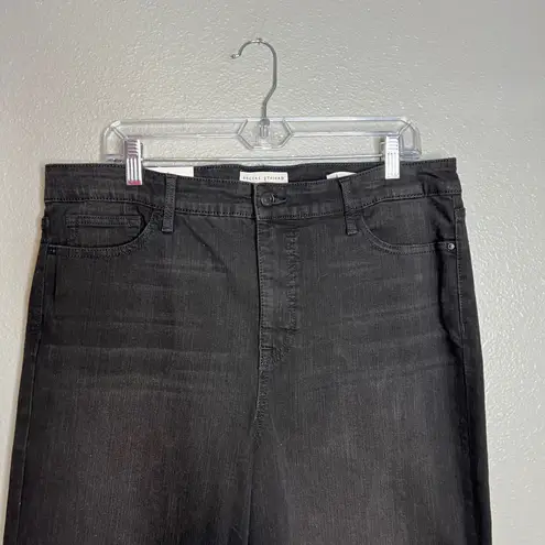 Social Standard Sanctuary High Rise Slim Straight Jeans Sz 16 Black Stretch NWT‎