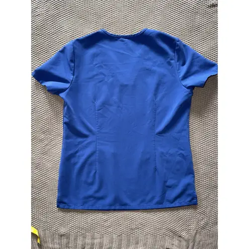 FIGS  Women's Technical Collection Catarina Pocket Scrub Top Blue Size‎ Small