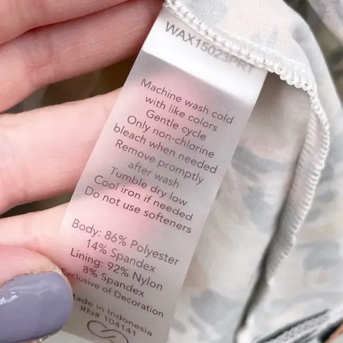 Calia Athletic Performance Dress with Shorts Leopard Animal Print Size Small