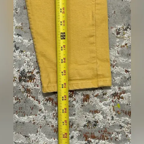 Loft  skinny jeans size 10 mustard yellow