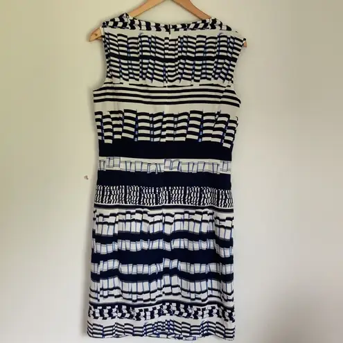 Esprit Navy/White Sheath Dress