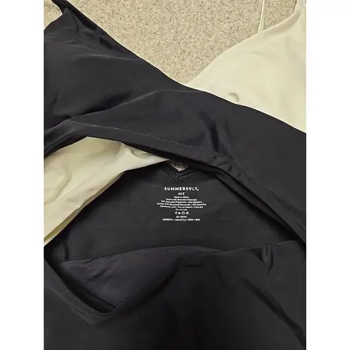 Summersalt NWT Summer Salt Women's Size 4T The Sea Breeze Cutout One-Piece Red Black White