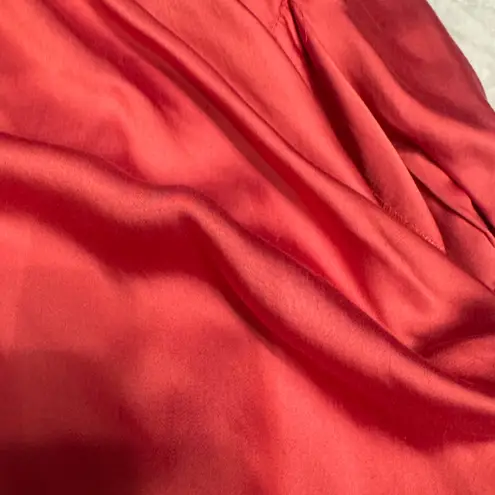 Marni Italian silk Blend Satin Rose Pink size M Retails $1.100 Red Size M
