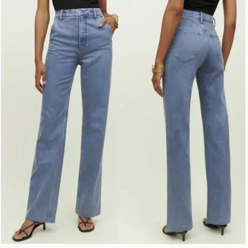 Reformation  $148 Brynn High Rise Wide Leg Trouser Jeans 23