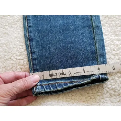 prAna Women's Sienna Hiking Jeans True Blue Stretch Denim Size 12 Reg