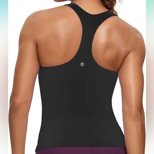 CRZ Yoga Workout Tank Top Black Medium