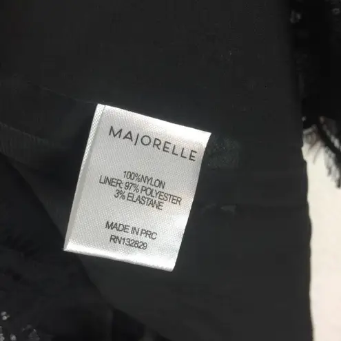 Majorelle Black Lulu Lace Mini Dress Size XS Bell Sleeve Bodycon Whimsygoth Emo