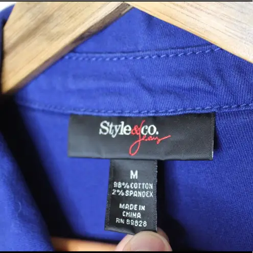 Style & Co  | Indigo Denim Style Lightweight Jacket