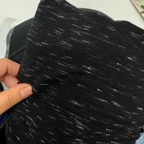 FRANK & OAK Tee Shirt Womens Medium Black Heathered Knit Ample Loose Fit